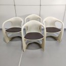 Set of 4 Casala armchairs by Alexander Begge