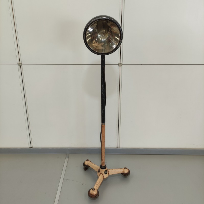Vintage industriele projector vloer lamp