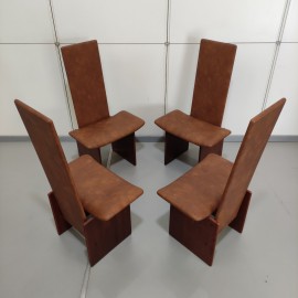 Set of 4 rennie chairs by Kazuhide Takahama for Simon Gavina