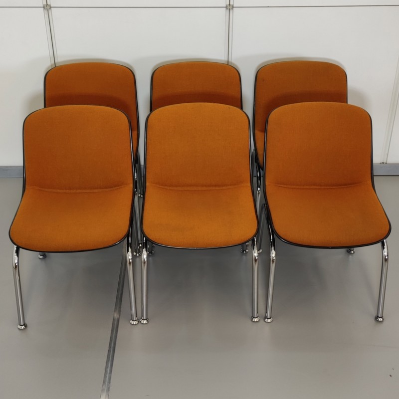 Set van 6 Comforto stoelen