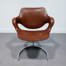 Boris Tabacoff scimitar table & 4 armchair