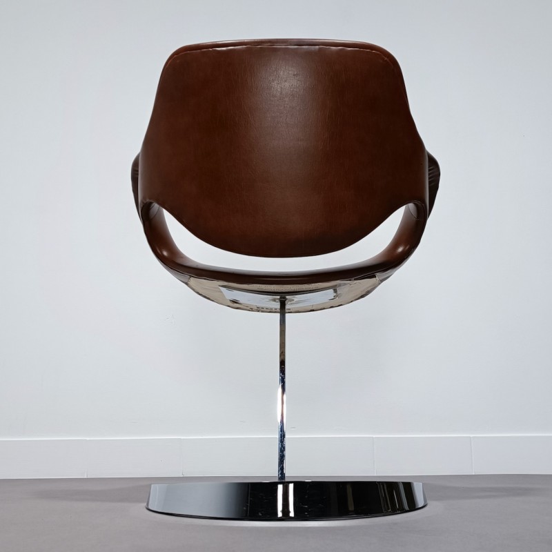 Boris Tabacoff scimitar table & 4 armchair