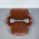 Boris Tabacoff scimitar table & 4 armchair