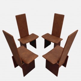 Set of 4 rennie chairs by Kazuhide Takahama for Simon Gavina