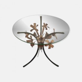 Tripod coffee table Hans Kogl style