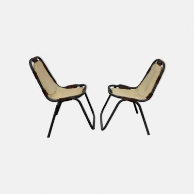 Paar stoelen Charlotte Periand stijl