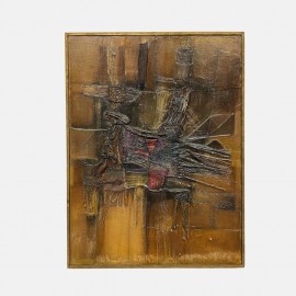 Brutalist - Mixed Media -...