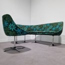 Corner sofa with chair