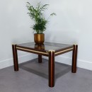 Fedam burgundy and gold salon table