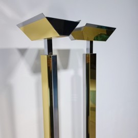 Paar Belgo Chrome staande lampen