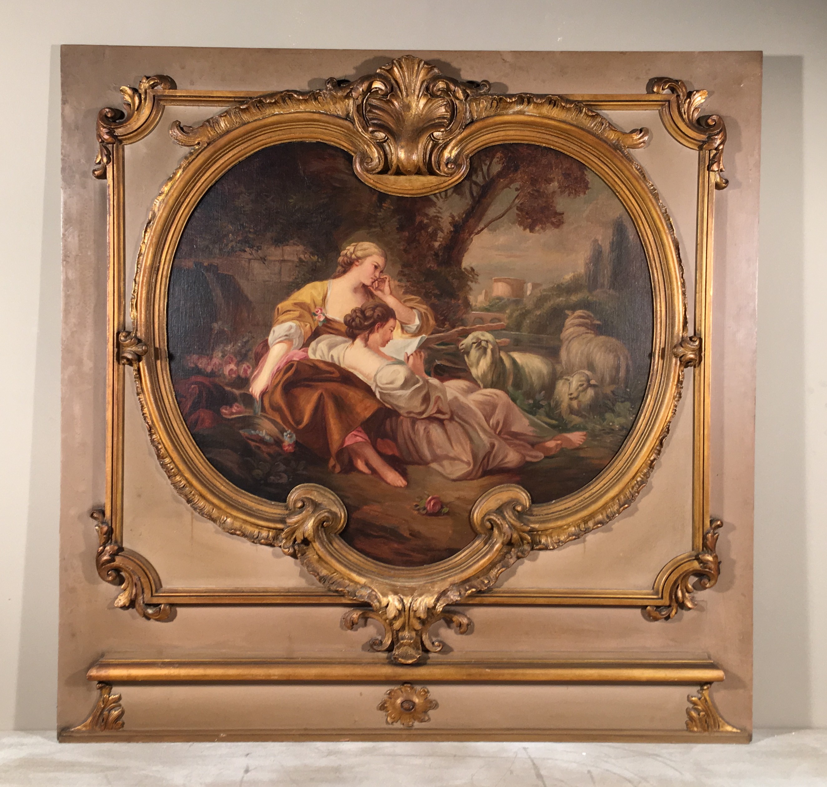 10 Greatest Rococo Painting Themes You Can Get It Without A Dime   Pair Italian Rococo Paintings 