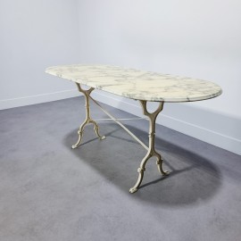 Grote Carrara marmeren bistro tafel