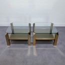 Pair of Classic Belgo Chrom side tables