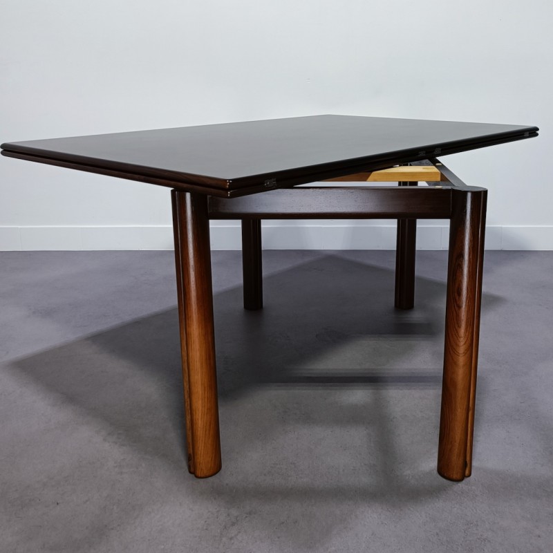 Extendable Cassina style teak dining table
