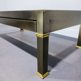 Belgo Chrom coffee table with drawer - 1980's