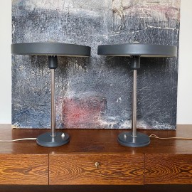 Paar Timor tafel lampen door Louis Kalff