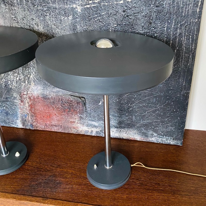Paar Timor tafel lampen door Louis Kalff
