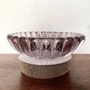 Smoke glass Murano bowl