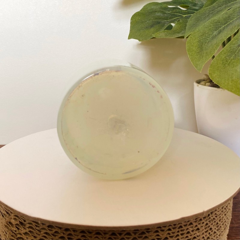 Iridescent opaline single flower vase
