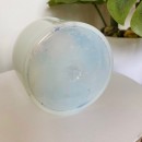 Iridescent opaline single flower vase