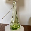 Light green Val Saint Lambert lamp