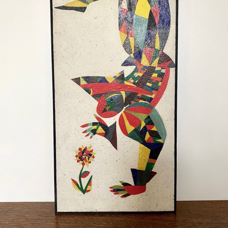 Cubistic artwork - Harlequin - 1970's