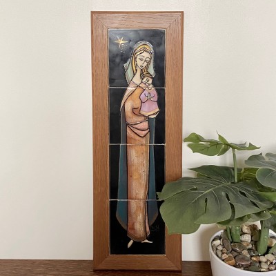 Madonna & Child - MCM religious tile art