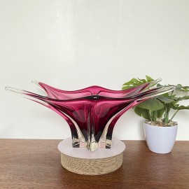 Large Murano centerbowl - Sommerso technique
