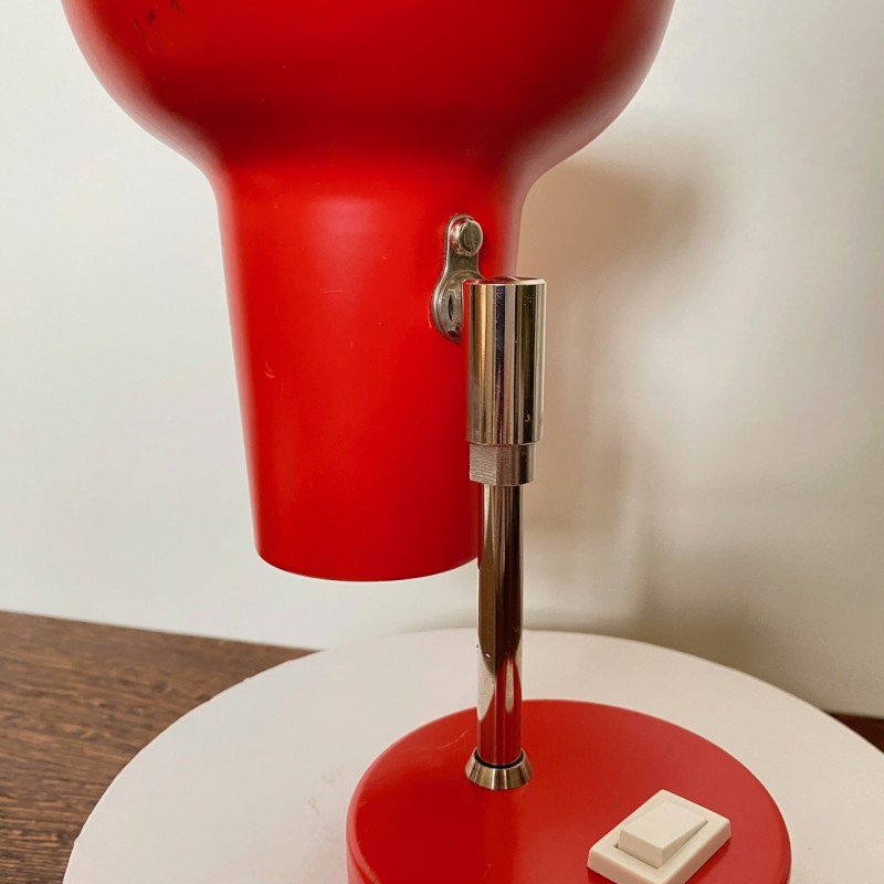 Red vintage sis wall lamp model 117