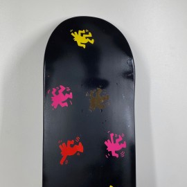 Pop Art Skateboard - Rose - stijl Keith Haring