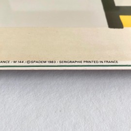 Mondriaan serigraphy 1983, composition nr 3
