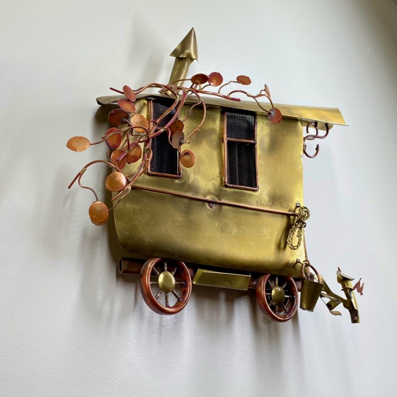 Copper gipsy cart by Daniel D'Haeseleer