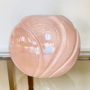 Art Deco revival pink vase - 1980's