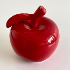 Rode keramieken appel