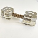 Kaarsenhouder - Nautisch - Glas & touw