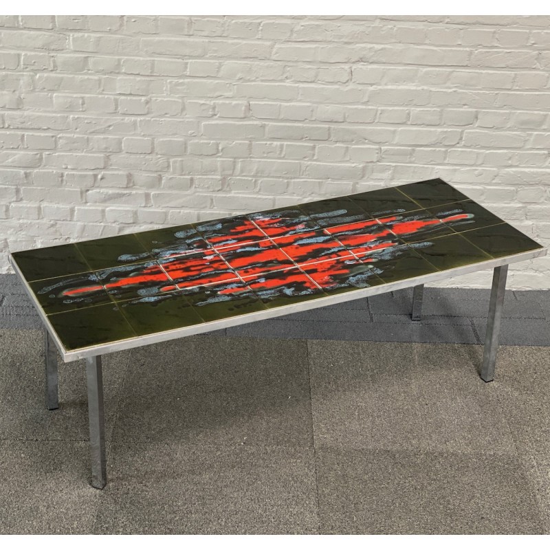 Vintage tile table - Denisco