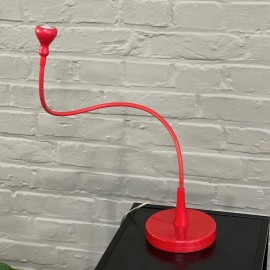Rode verstelbare leeslamp