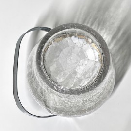 Vintage ijsemmer in craquelé glas