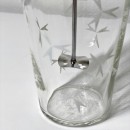 Glass cocktail shaker