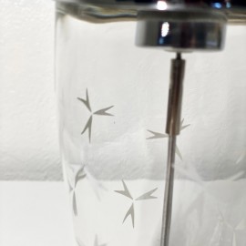 Glazen cocktail shaker