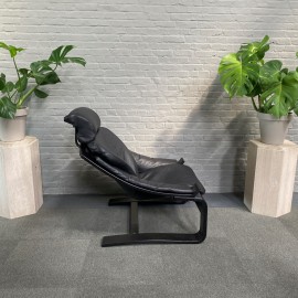 Kroken lounge met voetbank door Åke Fritbytter voor Nelo Möbel Sweden