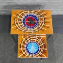 "Starburst" tile nesting table - Attributed to Adri Belarti