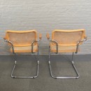 Paar Cesca "S64" Marcel Breuer stoelen - Italië jaren 80