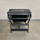 LC4 chaise longue à réglage continu noir - Cassina jaren 80 - Le Corbusier, Pierre Jeanneret & Charlotte Perriand.