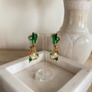 Vintage Lunch at the Ritz golf club pin earrings - 2000's