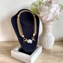 Vintage Lunch at the Ritz Swarovski charm connector necklace - 2000's